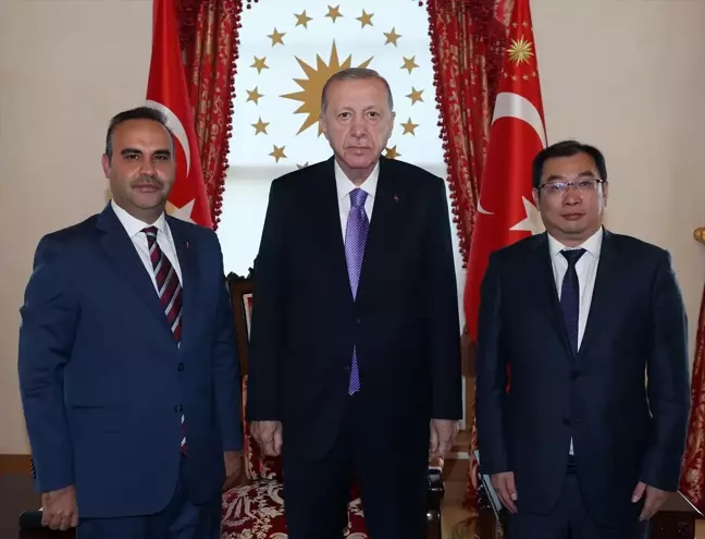 Cumhurbaşkanı Erdoğan, Chery International Başkanı Zhang Guibing'i Kabulladı