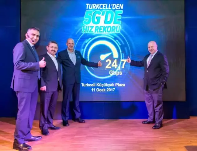 Türkiye'nin İlk 5g Testinde 24.7 Gbps Hıza Ulaşıldı
