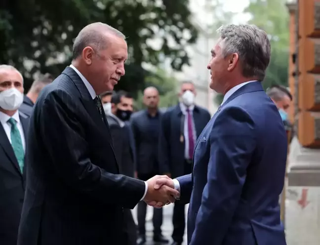 Son dakika... Cumhurbaşkanı Erdoğan, Bosna Hersek'te resmi törenle karşılandı