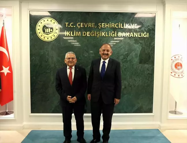 Başkan Büyükkılıç, Bakan Özhaseki ve AK Parti Genel Başkanvekili Elitaş'ı ziyaret etti