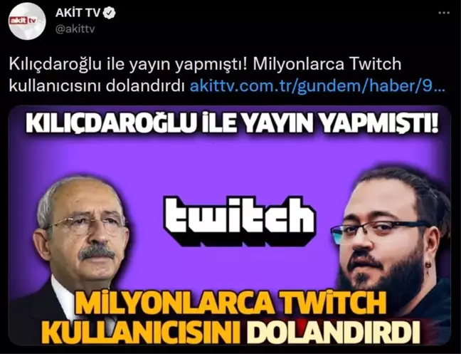 Jahrein'den akit tv'nin yaptığı habere tepki