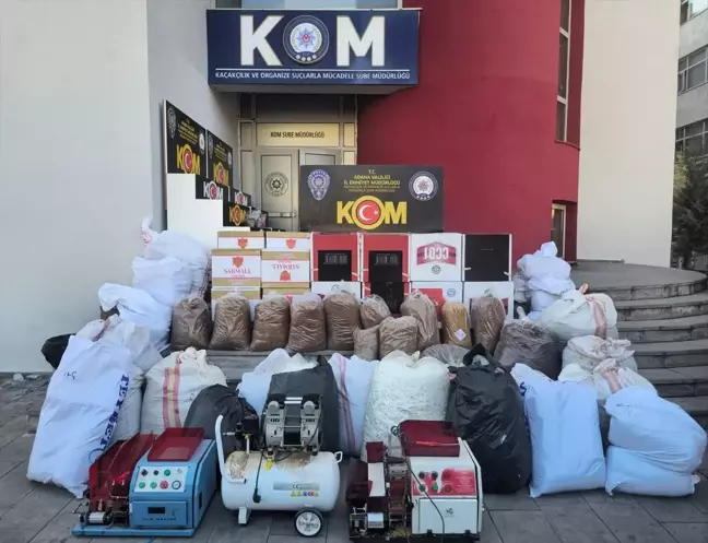 Adana'da Kaçakçılık Operasyonu: 4 Gözaltı