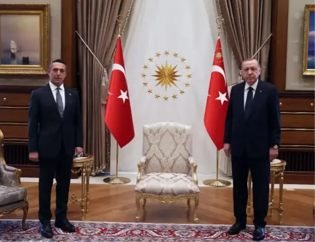 Son dakika haber | Cumhurbaşkanı Erdoğan, Fenerbahçe Başkanı Ali Koç'u kabul etti