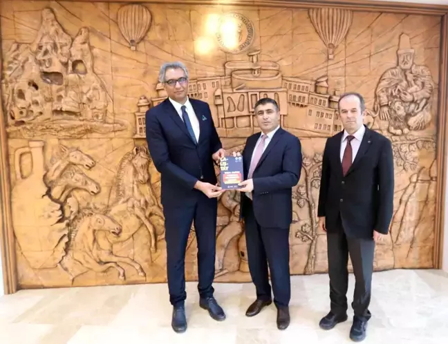 TES Nevşehir Şube Başkanı Urgenç'ten Rektör Aktekin'e Ziyaret