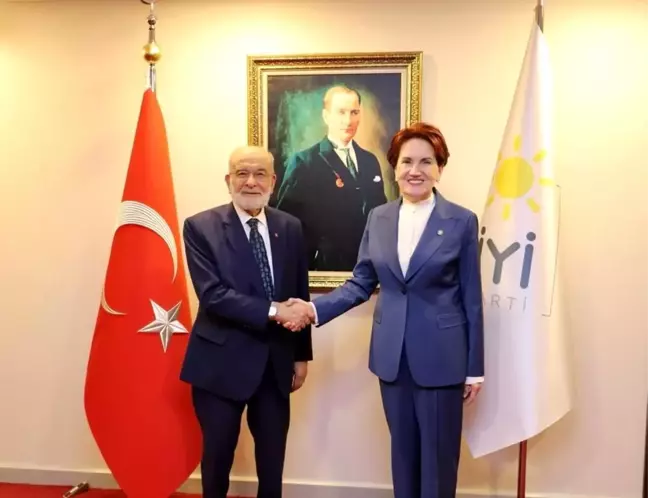 Karamollaoğlu, Meral Akşener ile Bir Araya Geldi