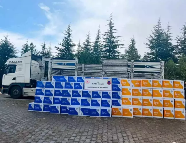 Elazığ'da 4 Milyon Adet Bandrolsüz Makaron Ele Geçirildi