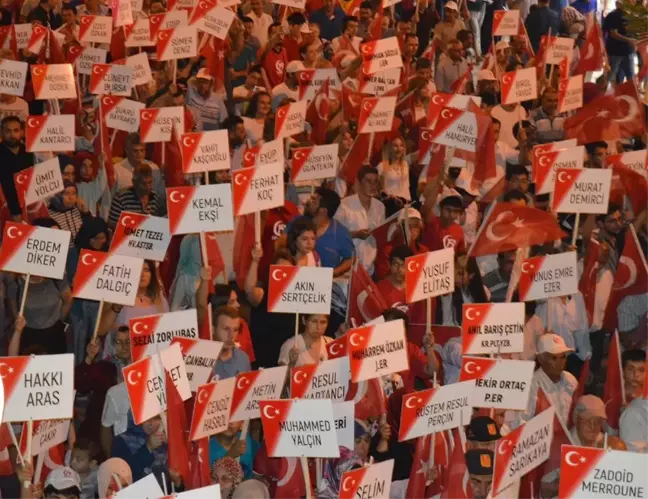 Manisa'nın İlçelerinde 15 Temmuz Etkinlikleri
