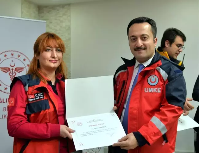 Sınırda görev alan sağlık personeline teşekkür belgesi