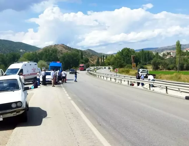 Çorum'un Osmancık ilçesinde trafik kazası: 1 kişi hayatını kaybetti