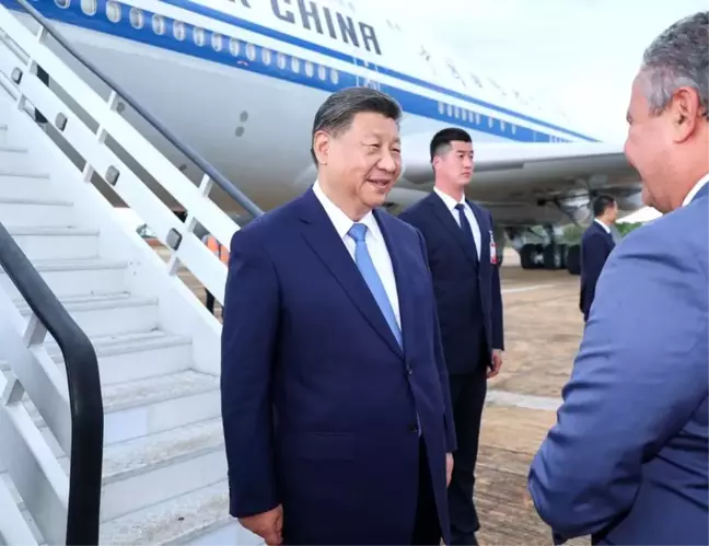 Çin Cumhurbaşkanı Xi Jinping, Brezilya'ya Resmi Ziyaret Gerçekleştirdi