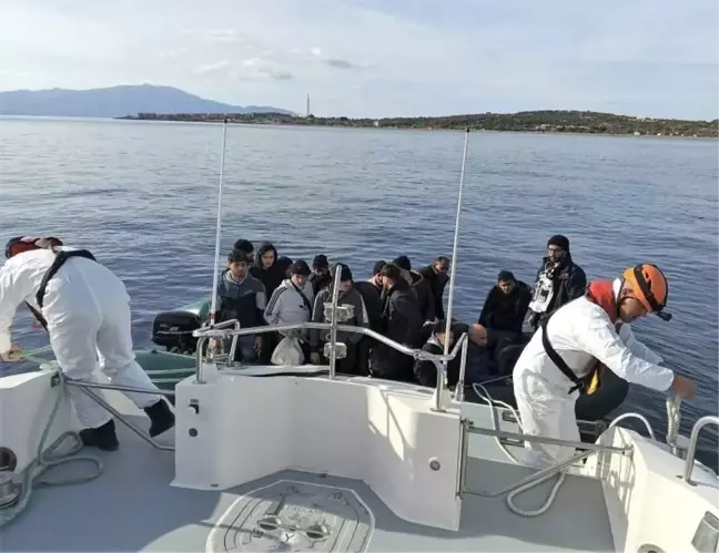 Çanakkale Açıklarında 29 Kaçak Göçmen Yakalandı