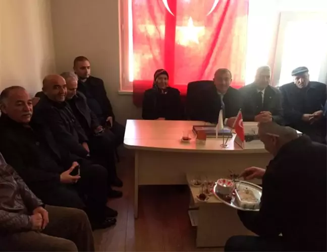 Başkanı Aslan'dan muhtarlara ziyaret