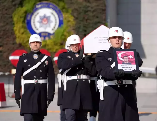 Şehit Polis Memuru Furkan Bor İçin İstanbul'da Tören Düzenlendi