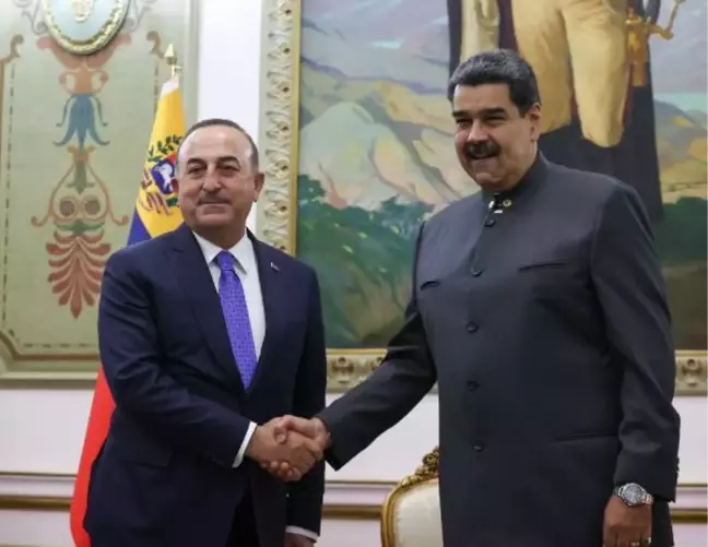 Çavuşoğlu, Venezuela Devlet Başkanı Maduro ile görüştü