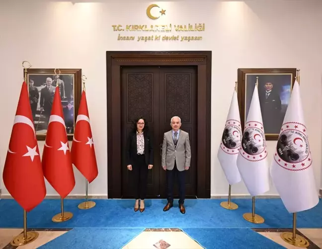 Kırklareli Valisi Uğur Turan, Bulgaristan Başkonsolosu'nu Kabul Etti