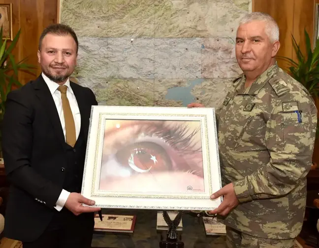 AA Erzurum Bölge Müdürü Bekar'dan 9. Kolordu Komutanlığına ziyaret