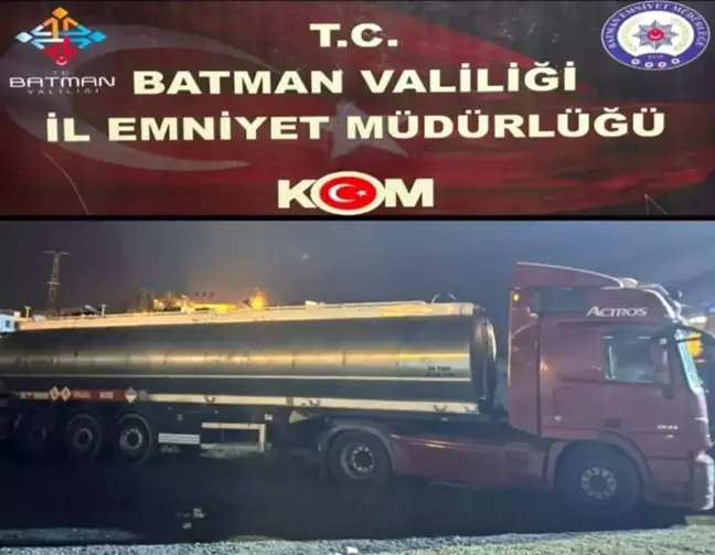 Batman'da Kaçak Akaryakıt Operasyonu: 22 Ton Ele Geçirildi