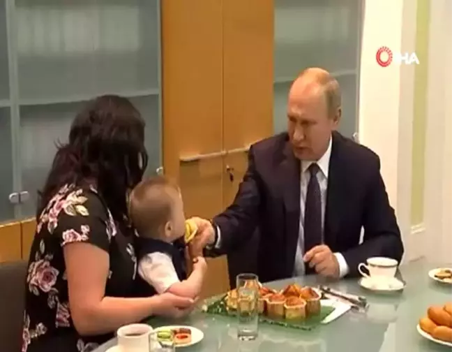 Putin'den ülkeyi gülümseten görüntüler