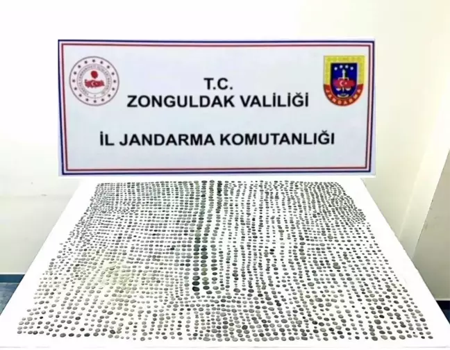 Zonguldak'ta Tarihi Sikkelerle Şüpheli Yakalandı