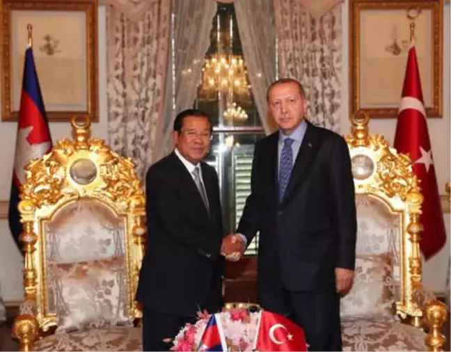 Cumhurbaşkanı Erdoğan Kamboçya Başkanını Kabul Etti
