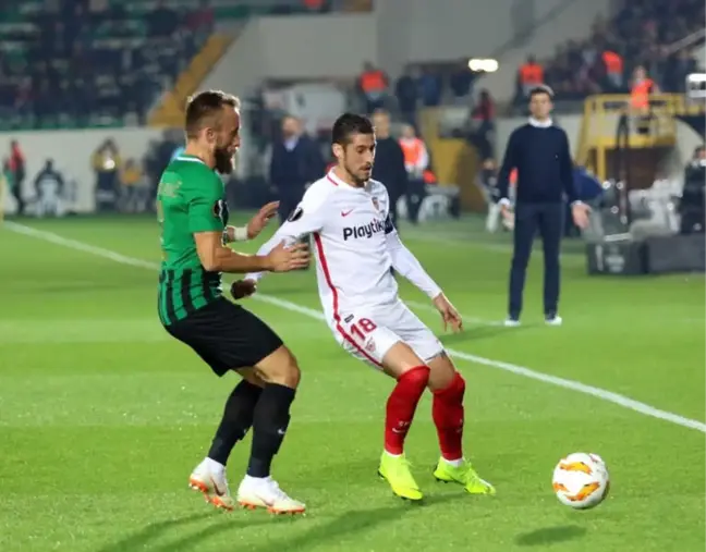 UEFA Avrupa Ligi: Akhisarspor: 0 - Sevilla: 2 (İlk Yarı)