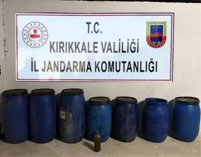 Kırıkkale'de 650 litre sahte içki ele geçirildi