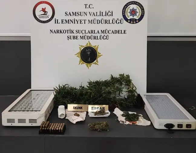 Samsun'da Uyuşturucu Üreten Şüpheli Gözaltına Alındı