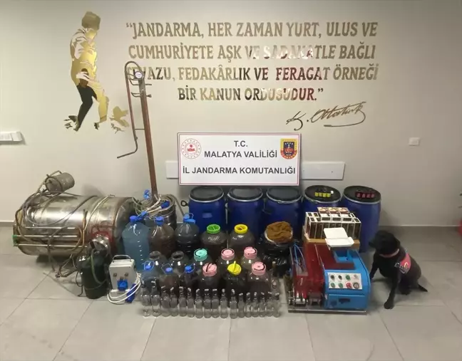 Malatya'da Kaçak İçecek Operasyonu: 380 Litre İçki Ele Geçirildi