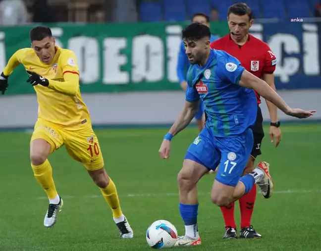 Rizespor, Kayserispor'u 3-0 Mağlup Etti