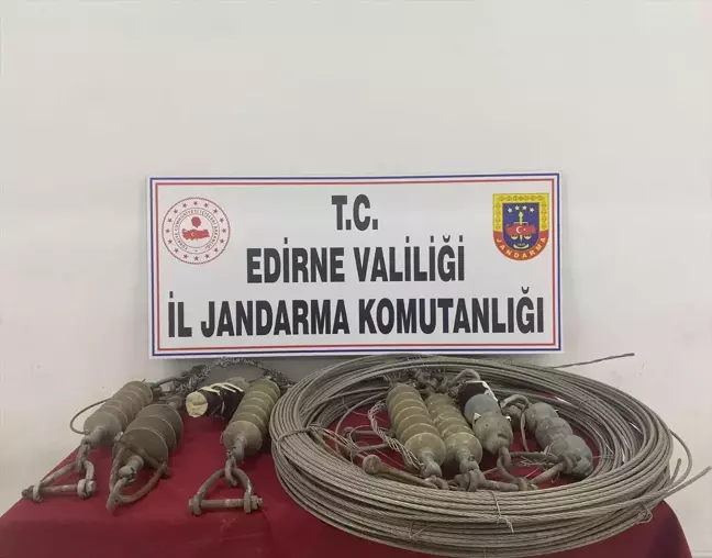 Edirne'de İş Yerinden Elektrik Kablosu Çalan Şüpheli Yakalandı