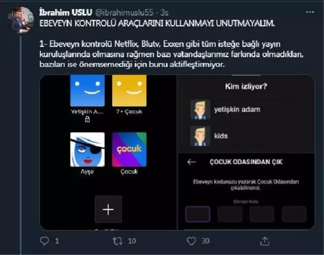 RTÜK Başkan Yardımcısı Uslu'dan 'Ebeveyn kontrolü' hatırlatması