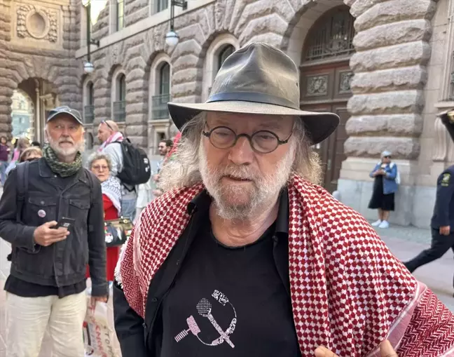 İsveç'te İsrail'e Destek Protesto Edildi