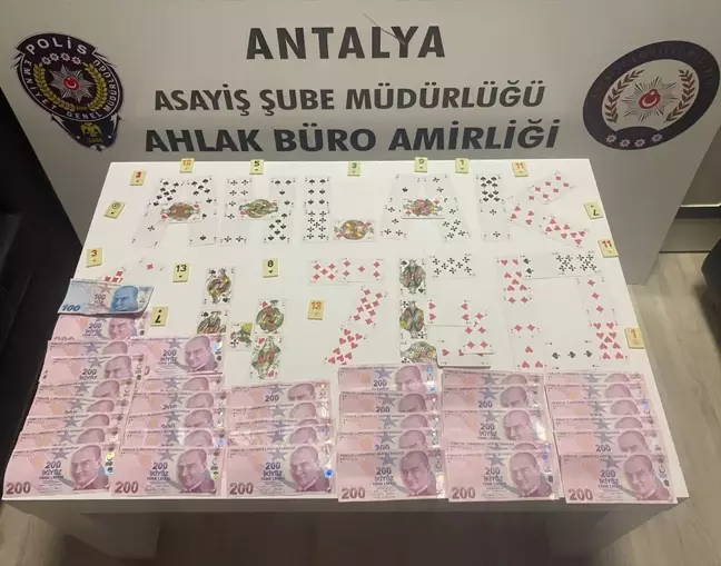 Antalya'da Kumar Operasyonu: 85 Kişiye İdari Yaptırım