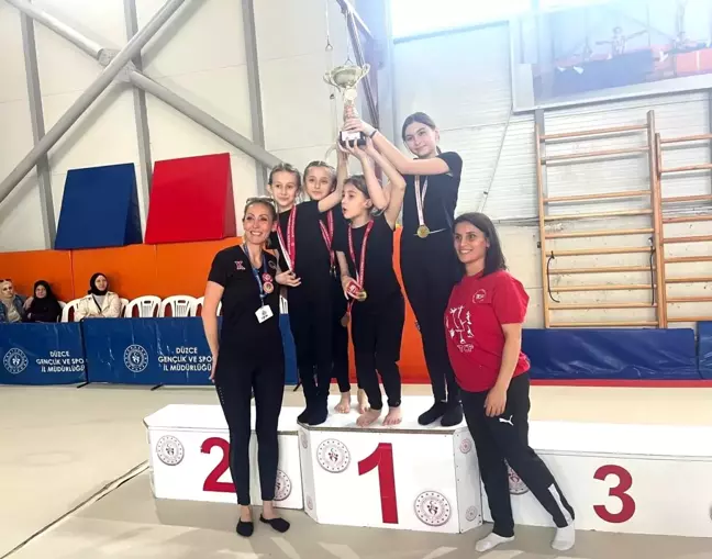 Okul Sporları Artistik Cimnastik Müsabakaları Tamamlandı