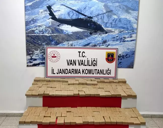 Van'da 102 kilo 500 gram eroin ele geçirildi