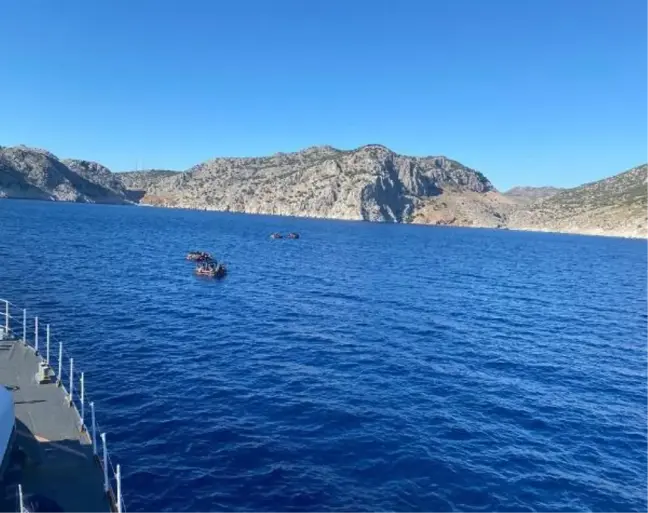 Marmaris'te 109 kaçak göçmen kurtarıldı