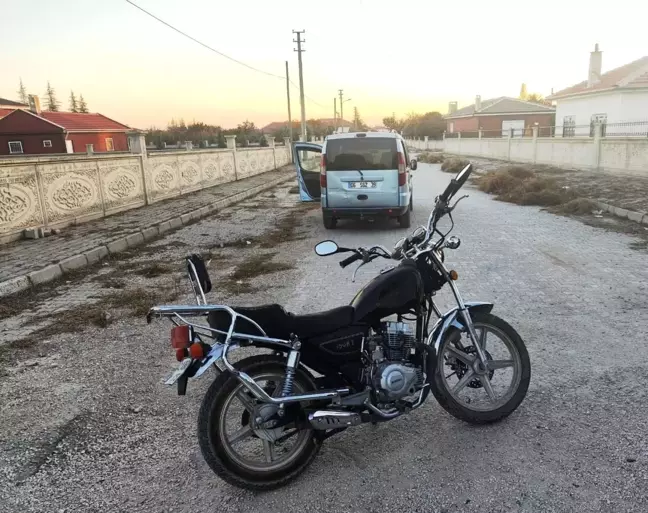 Konya'da Trafik Kazası: Motosiklet Sürücüsü Yaralandı