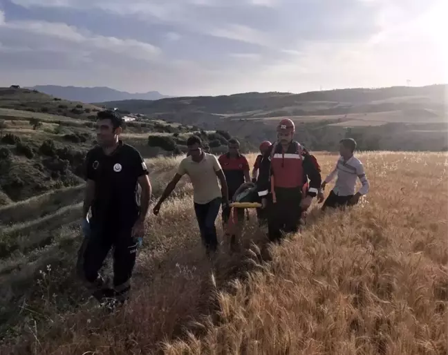 Eşeğinden düşüp 200 metrelik uçuruma yuvarlandı