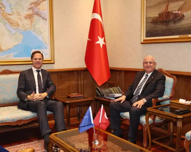 Milli Savunma Bakanı Yaşar Güler, NATO Genel Sekreteri Rutte ile Görüştü