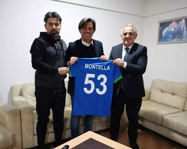 A Milli Takım Teknik Direktörü Vincenzo Montella, Çaykur Rizespor'u ziyaret etti