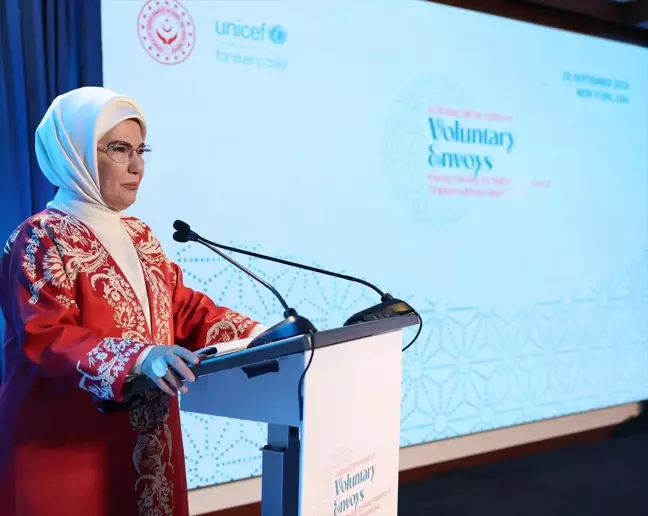 Emine Erdoğan, Çocukların Korunması İçin Küresel İşbirliği Çağrısı Yaptı