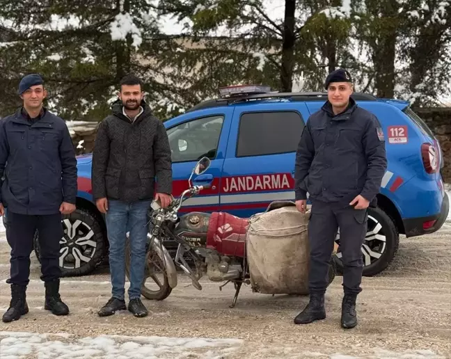 Kırşehir'de Çalınan Motosiklet Bulundu