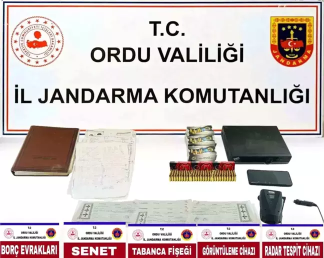 Ordu'da Tefecilik Operasyonu: 1 Şüpheli Tutuklandı