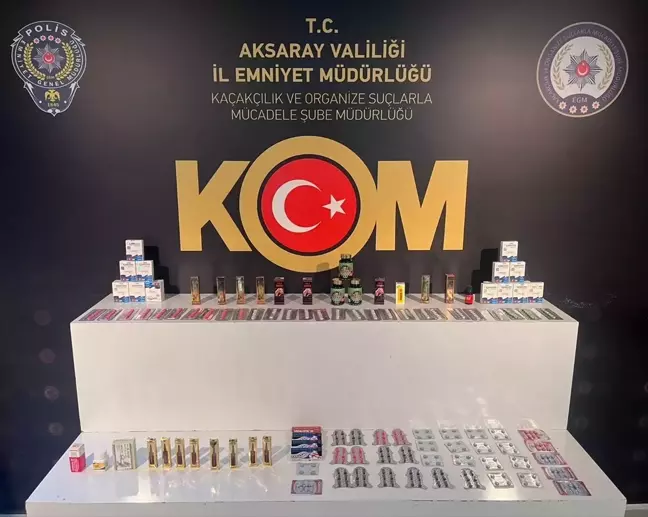 Aksaray'da 706 Gümrük Kaçağı Cinsel Ürün Ele Geçirildi