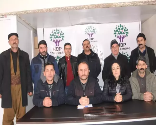 Hakkari'de Hdp ve Dbp 'Hayır' Kampanyası İçin Kolları Sıvadı
