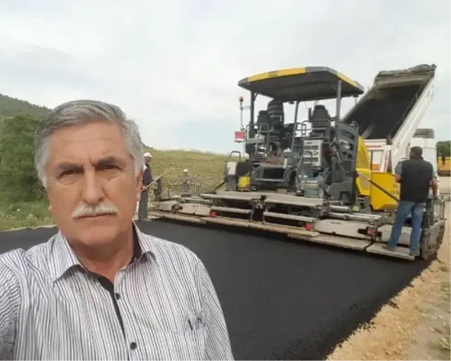 Simav'da Sıcak Asfalt Çalışması