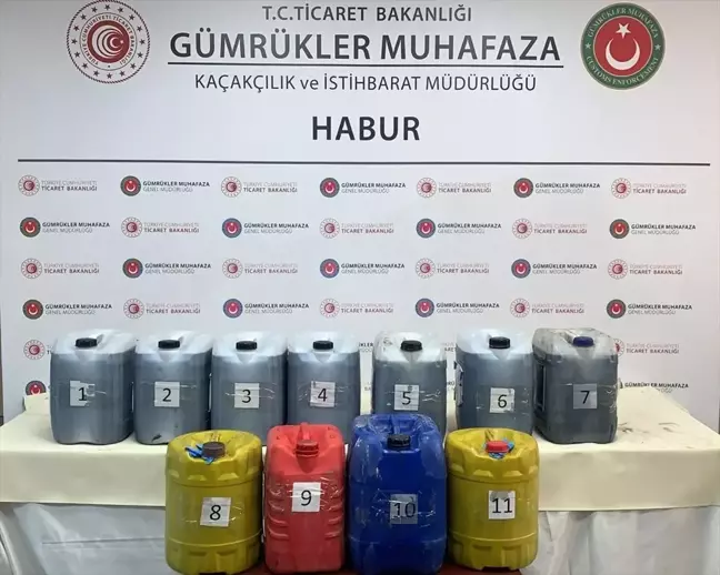 Habur Gümrük Kapısı'nda 245 Kilogram Metamfetamin Ele Geçirildi