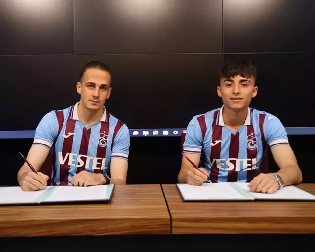 Trabzonspor, altyapıdan yetişen genç oyuncularla sözleşme imzaladı