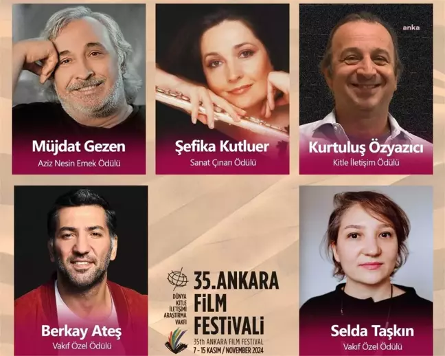 35. Ankara Film Festivali Onur ve Vakıf Ödülleri Sahiplerini Buldu