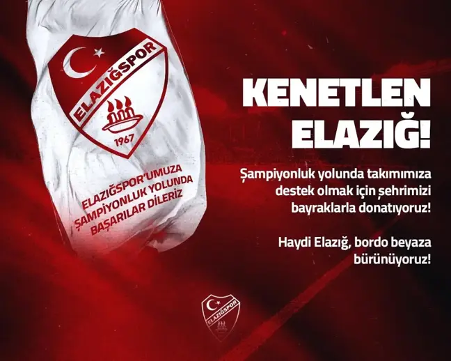 Elazığspor'dan Taraftarlara Bayrak Kampanyası